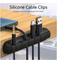 Pack Of 2 Silicone Cable Organizer USB Cable Holder